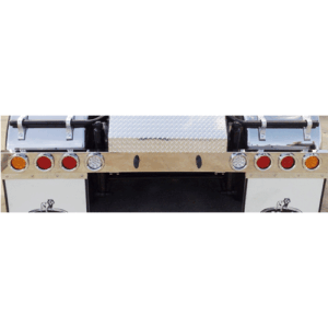 Stainless Steel Underslung Light Bar 8 x 4 Inch LED Colour Lens