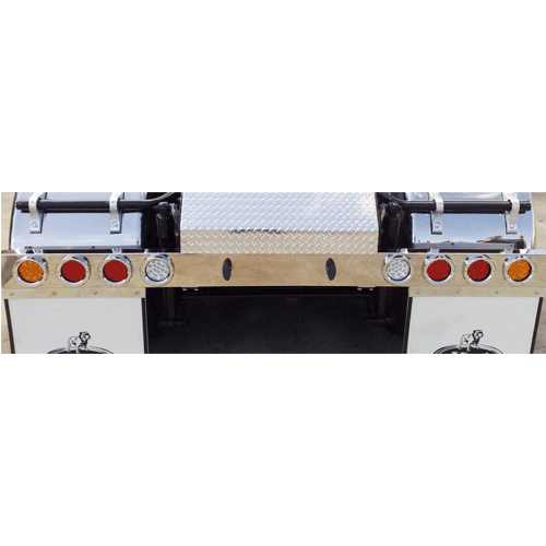 14066-8WL1-SS-Rear-Underslung-Light-Bar-8-Lights-Colour-Lens-Truckers-Toy-Store Stainless Steel Underslung Light Bar 8 x 4 Inch LED Colour Lens