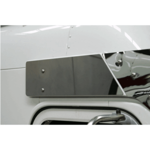 Stainless Steel Sun Visor Side Panel Insert To Suit Freightliner Argosy