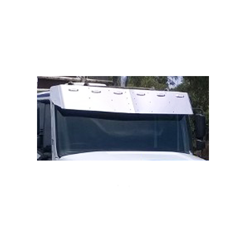 CS10901-17-Sun-Visor-to-suit-Century-CLass-Coronado-6-light-holes-Truckers-Toy-Store Stainless Steel Sun Visor 17 Inch To Suit Freightliner Century & Coronado 6 Holes 2 Side Mount